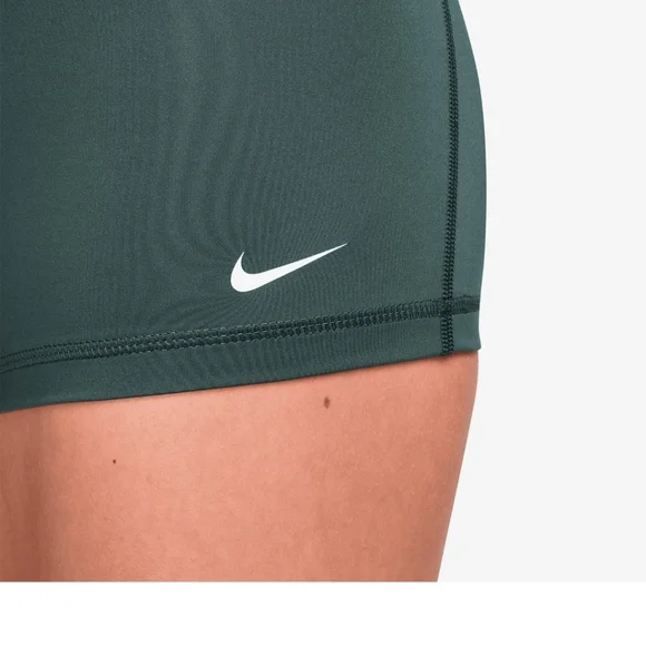 NikePro 3in ShortsNikeVintage Green/White SZ:XS NEW - Picture 4 of 10
